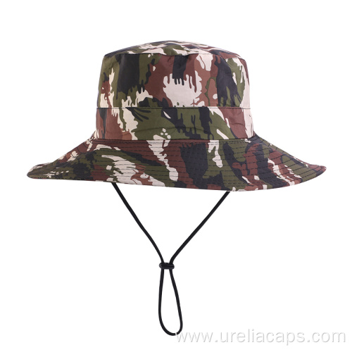 Camo hunting bucket hat